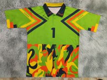 1998  Mexico Goalkeeper #1 j.campos  Retro Fans 1:1 Quality Soccer Jersey