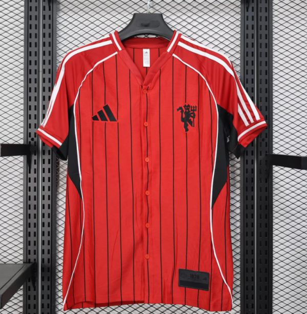 25/26 Manchester United  Casual style  Player 1:1 Quality Baseball Jersey