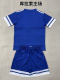 25/26 Curacao Home Kids Kits 1:1 Quality Soccer Jersey