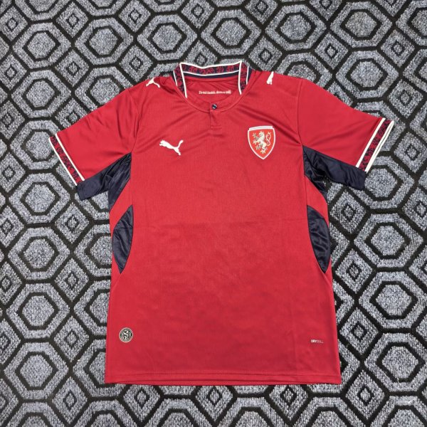 26/27（2026） Czech Republic  Red Home  Fans 1:1 Quality Soccer Jersey