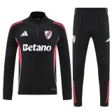 25/26 River Plate Training Black  1:1 Quality Training Jersey