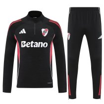 25/26 River Plate Training Black  1:1 Quality Training Jersey