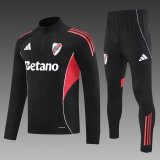 25/26 River Plate Training Black  1:1 Quality Training Jersey