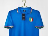 1982 Italy Home Blue Fans Retro 1:1 Quality Soccer Jersey