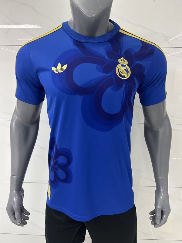 25/26 Real Madrid Special Edition Blue Fans 1:1 Quality Soccer Jersey