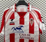 1995/1996 Sporting de Gijon Home  Fans Retro  1:1 Quality Soccer Jersey