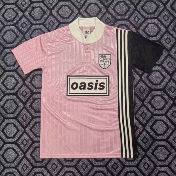 1996 Adidas Clover oasis Pink Fans Retro 1:1 Quality  Soccer Jersey