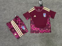 26/27（2026）Italy Goalkeeper Kids 1:1 Quality Soccer Jersey