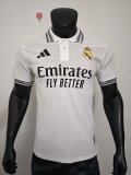 25/26  Real Madrid Casual style White Player 1:1 Quality Soccer Jersey
