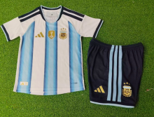 26/27（2026） Argentina Home Player Version 1:1 Kids Soccer Jersey（球员版）
