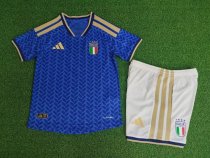 26/27（2026）Italy Home Kids Player Version 1:1 Quality Soccer Jersey（球员版）