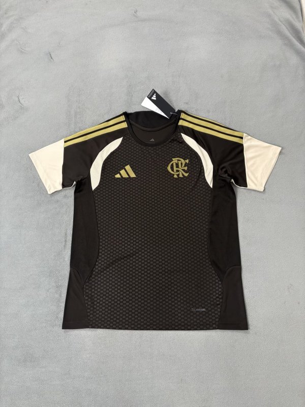 26/27（2026） Flamengo Training Clothing  Black-gray Fans  1:1 Quality Soccer Jersey