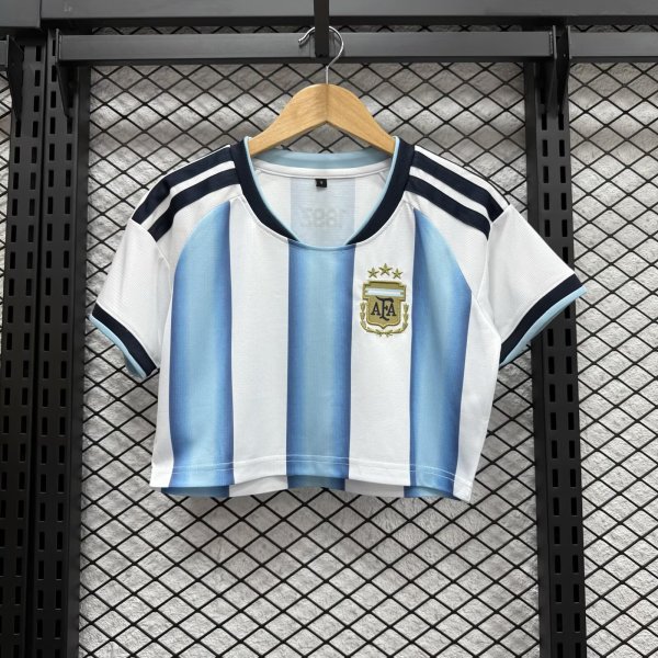 25/26 Argentina Women Vest  Fans 1:1 Quality Soccer Jersey