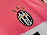 2015/2016 Retro Juventus Away Pink long sleeves 1:1 Quality Soccer Jersey