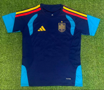 26/27 Spain  Fans Navy Blue Training 1:1 Quality Soccer Jersey