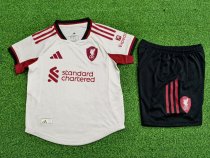 25/26 Liverpool Away Kids Player version 1:1 Quality Soccer Jersey（球员版）