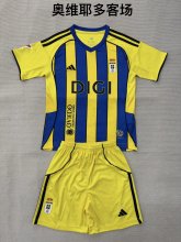 25/26 Real Oviedo  Away Kids Kits 1:1 Quality Soccer Jersey