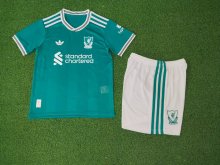 25/26 Liverpool Third Kids Player version 1:1 Quality Soccer Jersey