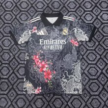26/27 (2026) Real Madrid  POLO Special Edition Fans Rose  Black  1:1 Quality Soccer Jersey