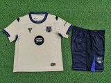 25/26 Barcelona Away  Kids Kits Player  version 1:1 Quality Soccer Jersey（球员版）