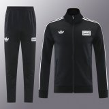 25/26 Adidas  Clover Black  Jacket Tracksuit   1:1 Quality