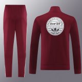 25/26 Adidas  Clover Red Jacket Tracksuit   1:1 Quality