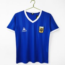 1986  Argentina Away Fans 1:1 Quality Retro Soccer Jersey