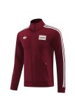 25/26 Adidas  Clover Red Jacket Tracksuit   1:1 Quality