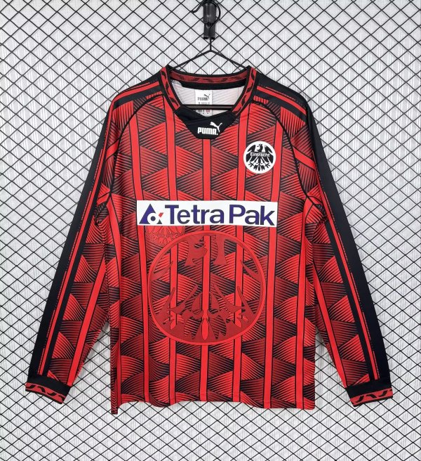 1995/1996 Frankfurt  Home long sleeves Fans Retro 1:1  Quality Soccer Jersey