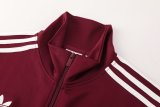 25/26 Adidas  Clover Red Jacket Tracksuit   1:1 Quality