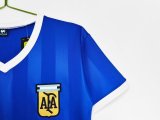 1986  Argentina Away Fans 1:1 Quality Retro Soccer Jersey