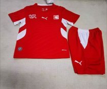 26/27（2026）Switzerland Home Kids 1:1 Quality Soccer Jersey