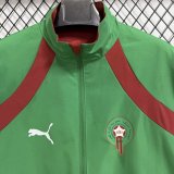 26/27 (2026)  Morocco Windbreaker Two-sided Red Blue 1:1 Quality Soccer Jersey