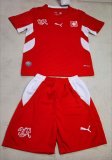 26/27（2026）Switzerland Home Kids 1:1 Quality Soccer Jersey