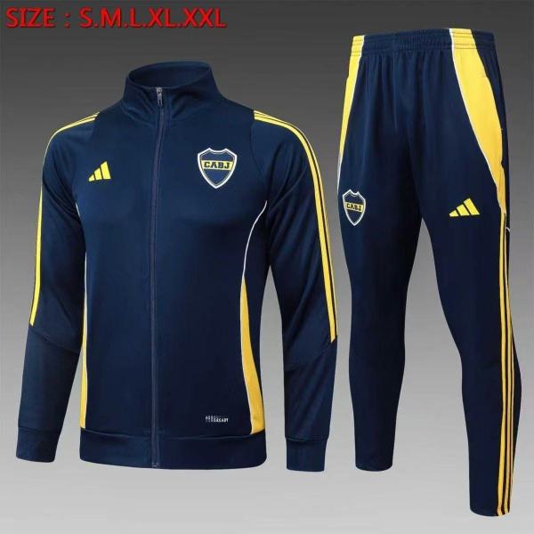 25/26 Boca Training Tracksuit 1:1 Quality Soccer Jersey