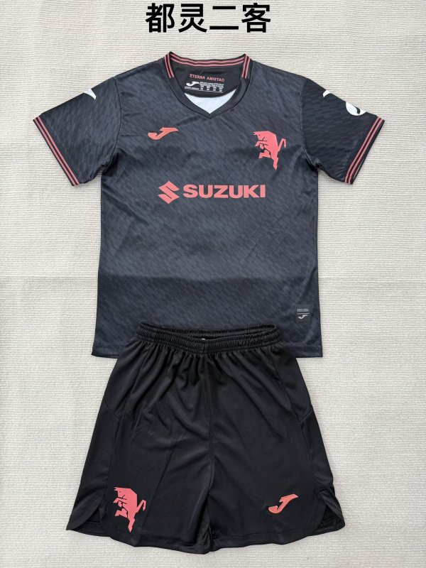 25/26 Torino Third Kids Kits 1:1 Quality Soccer Jersey