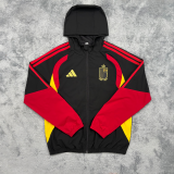 26/27 (2026) 	 Belgium Windbreaker Sets With pants Black 1:1 Quality Soccer Jersey