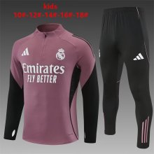 25/26 Real Madrid Purple Kids  1:1 Quality Training Jersey