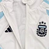 26/27 (2026) Argentina Windbreaker Sets With pants White 1:1 Quality Soccer Jersey