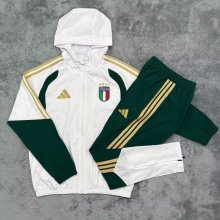 26/27 (2026) Italy Windbreaker Sets With pants  White 1:1 Quality Soccer Jersey