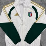 26/27 (2026) Italy Windbreaker Sets With pants  White 1:1 Quality Soccer Jersey