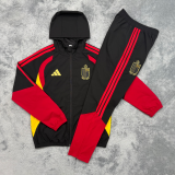 26/27 (2026) 	 Belgium Windbreaker Sets With pants Black 1:1 Quality Soccer Jersey