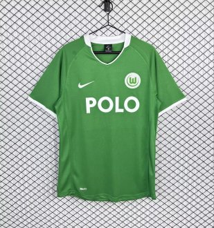 2008/2009 VfL Wolfsburg Home Fans Retro 1:1 Quality Soccer Jersey