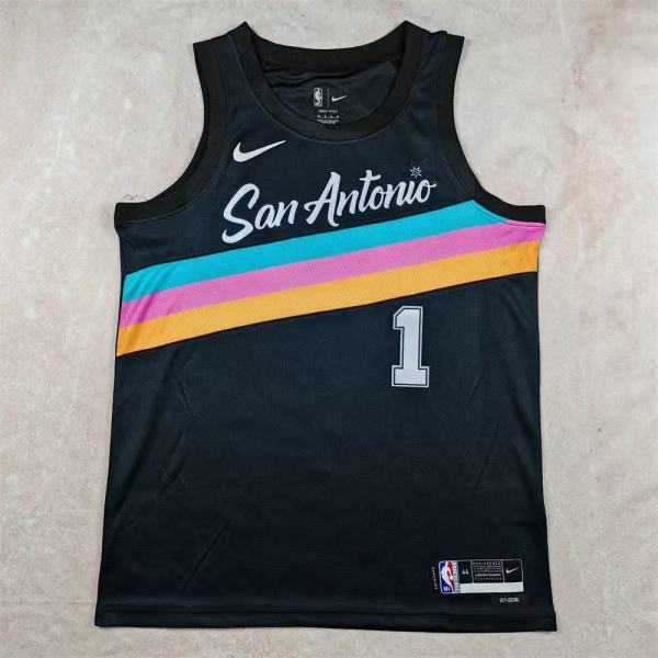 2026 Spurs WEMBANYAMA #1  1:1 Quality NBA Jersey