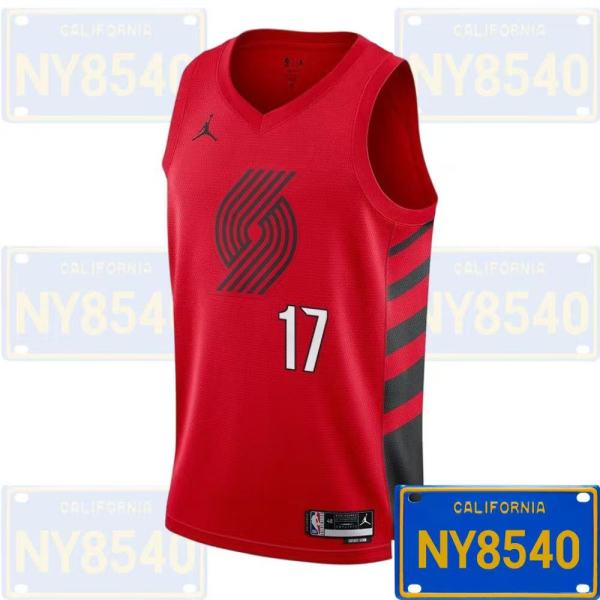 Trail Blazers SHARPE #17  1:1 Quality NBA Jersey