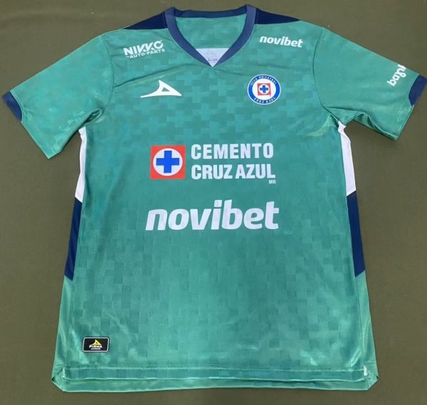 25/26 Cruz Azul Goalkeeper Green Player 1:1 Quality Soccer Jersey(球员版)