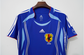 2006/2007  Japan  Home  Blue Fans Retro 1:1 Quality  Soccer Jersey