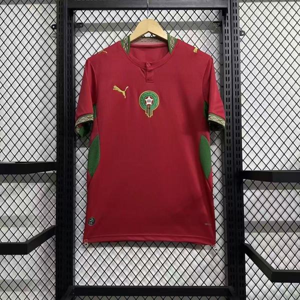 26/27 (2026)  Morocco Home Red Fans 1:1 Quality Soccer Jersey