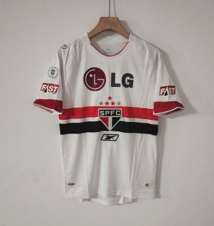 2007/2008 Sao Paulo Home Retro  Fans  1:1 Quality Soccer Jersey