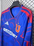 26/27（2026） Universidad Católica (Chile)  Home Long Sleeves Fans 1:1 Quality Soccer Jersey